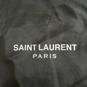 SAINT LAURENT BLACK DUST BAG